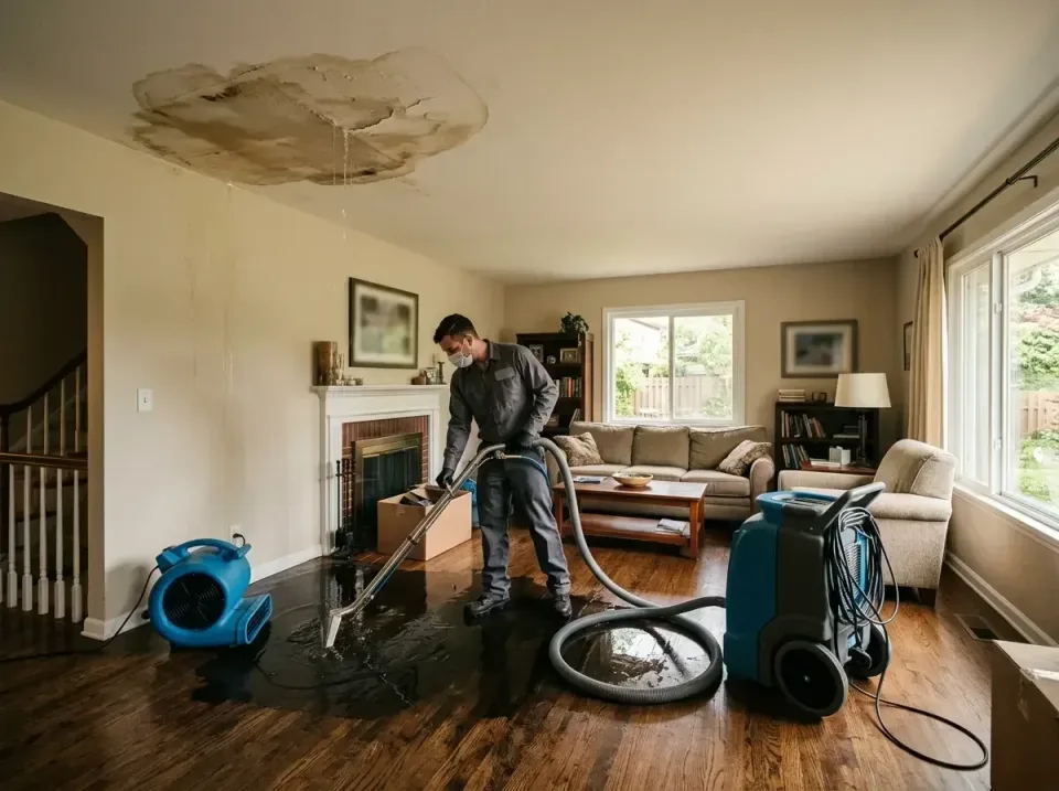 attic-pipe-burst-ceiling-drip-008 — frequently asked questions, Water Damage Restoration & Carpet Care in Holt, MI